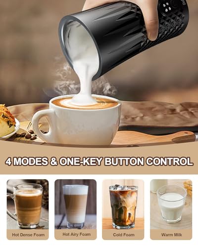 Electric Milk Frother Soft Foam Warmer for Coffee Essperso
